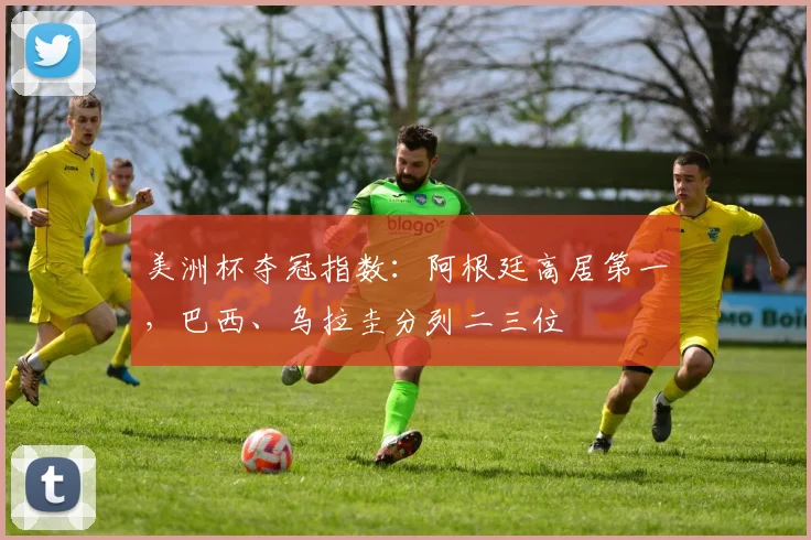 美洲杯夺冠指数：阿根廷高居第一，巴西、乌拉圭分列二三位