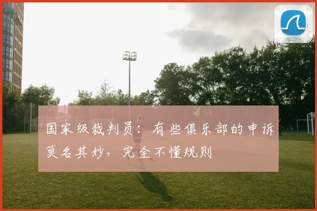 国家级裁判员：有些俱乐部的申诉莫名其妙，完全不懂规则